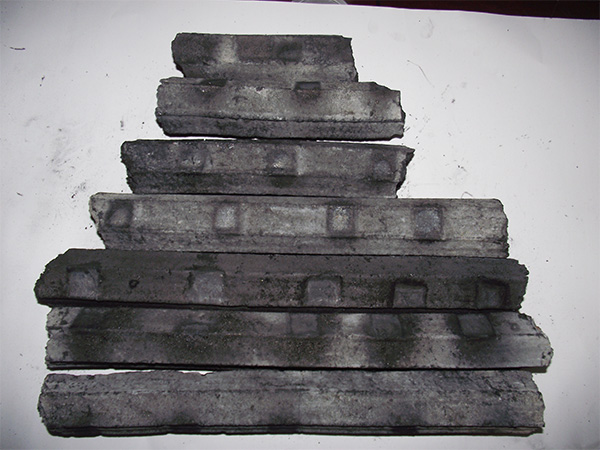 Process production process of charcoal ...